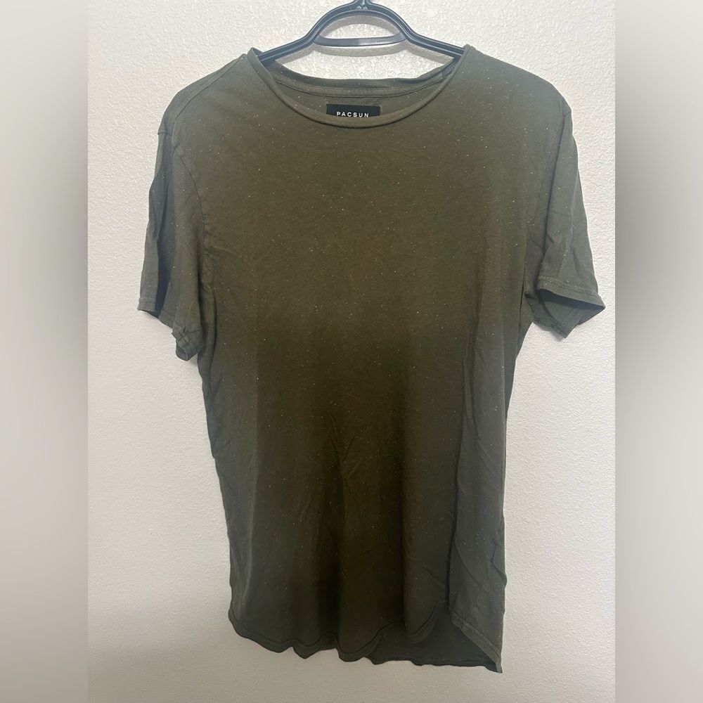 PacSun Men's Olive T-Shirt